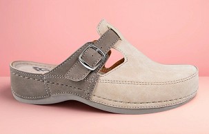 D-1228 pesak/bež klompa 40