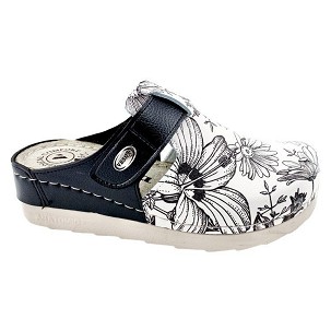 V-196 crna cvetna klompa 42