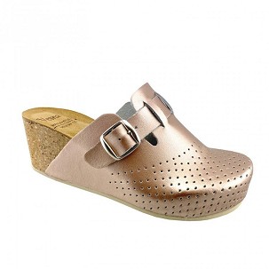 V-020 metal roze klompa 35