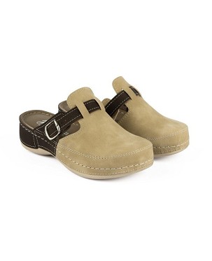 ATINA bež/braon klompa 39