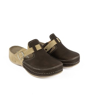 ATINA braon/bež klompa 39