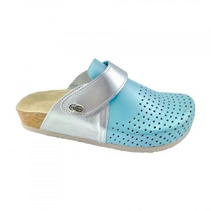 V-009 mint/srebrna klompa 38