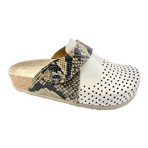 V-009 bež zmija klompa 40