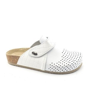 V-009 bela kocka klompa 38