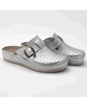 LUNA srebrna klompa 38