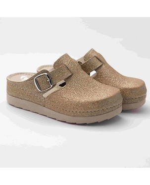 ROSA zlatna klompa 42