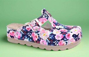 D-1416/1 teget cvetna klompa 37