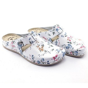 V-170 bela cvetna klompa 36