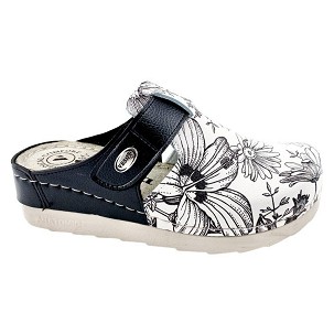 V-196 crna cvetna klompa 36