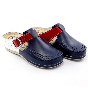 V-182 teget/bela/crvena klompa 40