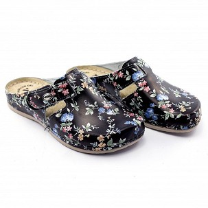 V-170 crna cvetna klompa 40