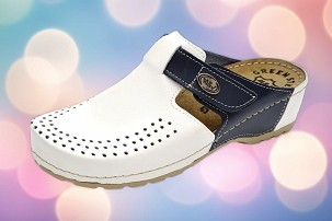 M-201 teget/bela klompa 38